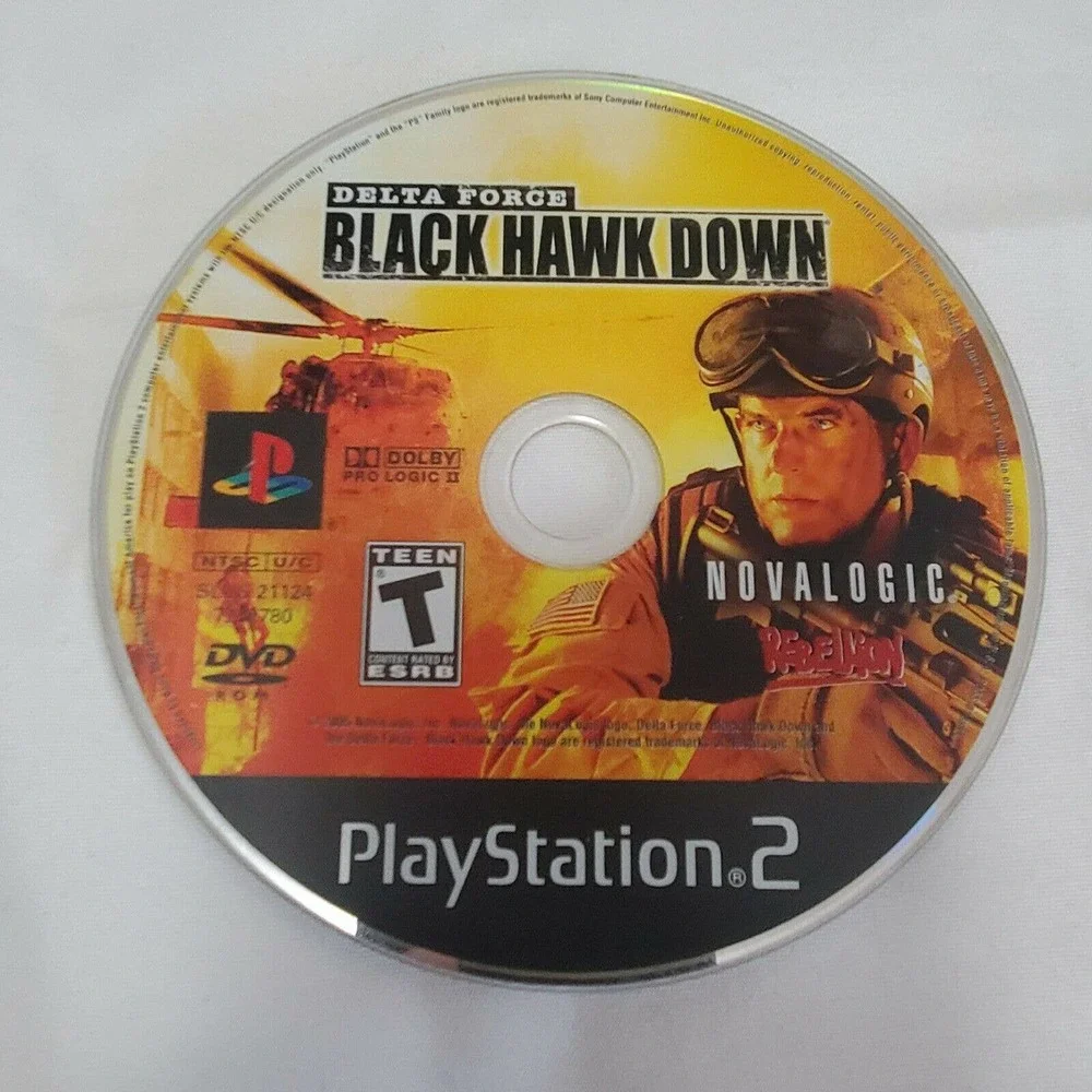 Delta Force Black Hawk Down PS2 Disc Only Tested Works Sony PlayStation 2